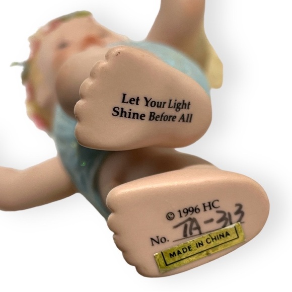 Hamilton Collection Angel Let Your Light Shine Before All Phyllis Parkins 1996 - Picture 8 of 9